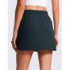 imageCRZ YOGA High Waisted Golf Skirts for Women A Line Tennis Athletic Casual Skort with Inner Shorts PocketsTrue Navy