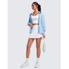 imageCRZ YOGA High Waisted Golf Skirts for Women A Line Tennis Athletic Casual Skort with Inner Shorts PocketsWhite