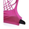 imageCRZ YOGA Strappy Sports Bras for Women  Criss Cross Back Wireless Padded Yoga Workout Cami TopMagenta Purple