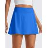 imageCRZ YOGA Tennis Skirt for Women High Waisted Flowy Golf Pickleball Athletic Casual A Line Skorts with PocketsSparkle Blue