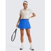 imageCRZ YOGA Tennis Skirt for Women High Waisted Flowy Golf Pickleball Athletic Casual A Line Skorts with PocketsSparkle Blue