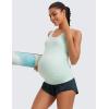 imageCRZ YOGA Women 2 in 1 Maternity Workout Shorts Over Belly 3 Split Soft Athletic Running Casual Pregnancy with PocketsTrue Navy