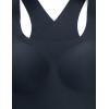 imageCRZ YOGA Womens Flex Sculpt Racerback Sports Bra  U Neck Medium Impact Padded Wireless Workout Gym Crop TopTrue Navy