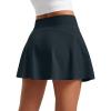 imageCRZ YOGA Tennis Skirt for Women High Waisted Flowy Golf Pickleball Athletic Casual A Line Skorts with PocketsTrue Navy