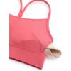 imageCRZ YOGA Butterluxe Womens YBack Racerback Sports Bra  Spaghetti Straps Wireless Scoop Neck Athletic Padded Yoga TopsRaspberry Sorbet