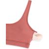 imageCRZ YOGA Butterluxe Mini Bra for Women  Scoop Neck Low Impact Wireless Sports Yoga Padded Workout CamiBriar Rose