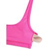 imageCRZ YOGA Butterluxe Mini Bra for Women  Scoop Neck Low Impact Wireless Sports Yoga Padded Workout CamiLight Purple