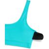 imageCRZ YOGA Butterluxe Mini Bra for Women  Scoop Neck Low Impact Wireless Sports Yoga Padded Workout CamiSpectral Blue