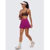 imageCRZ YOGA Butterluxe Mini Bra for Women  Scoop Neck Low Impact Wireless Sports Yoga Padded Workout CamiTaupe