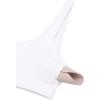 imageCRZ YOGA Butterluxe Mini Bra for Women  Scoop Neck Low Impact Wireless Sports Yoga Padded Workout CamiWhite
