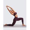 imageCRZ YOGA Butterluxe V Neck Sports Bras for Women  Molded Cup Workout Top Double Spaghetti Straps Wireless Yoga ClothesDeep Purple