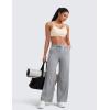 imageCRZ YOGA Butterluxe V Neck Sports Bras for Women  Molded Cup Workout Top Double Spaghetti Straps Wireless Yoga ClothesWhite Apricot