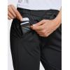 imageCRZ YOGA 4Way Stretch Golf Capri for Women 23quot Casual Yoga Dress Work Pants with Pockets Workout Athletic TravelBlack