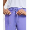 imageCRZ YOGA 4Way Stretch Golf Capri for Women 23quot Casual Yoga Dress Work Pants with Pockets Workout Athletic TravelDark Lavender Purple