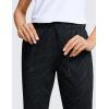 imageCRZ YOGA 4Way Stretch Golf Capri for Women 23quot Casual Yoga Dress Work Pants with Pockets Workout Athletic TravelDark Zebra