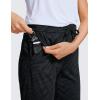 imageCRZ YOGA 4Way Stretch Golf Capri for Women 23quot Casual Yoga Dress Work Pants with Pockets Workout Athletic TravelDark Zebra