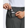 imageCRZ YOGA 4Way Stretch Golf Capri for Women 23quot Casual Yoga Dress Work Pants with Pockets Workout Athletic TravelMysterious Grey