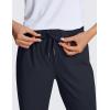 imageCRZ YOGA 4Way Stretch Golf Capri for Women 23quot Casual Yoga Dress Work Pants with Pockets Workout Athletic TravelNavy