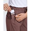 imageCRZ YOGA 4Way Stretch Golf Capri for Women 23quot Casual Yoga Dress Work Pants with Pockets Workout Athletic TravelTaupe