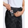 imageCRZ YOGA 4Way Stretch Golf Capri for Women 23quot Casual Yoga Dress Work Pants with Pockets Workout Athletic TravelTie Dye Smoke Ink