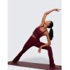 imageCRZ YOGA Butterluxe Womens YBack Racerback Longline Sports Bra  Padded Scoop Neck Workout Crop Tank Top with Built in PadsRed Merlot
