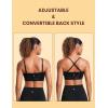 imageCRZ YOGA Butterluxe Womens Adjustable Spaghetti Thin Strap Sports Bra  Padded Wireless Square Neck Workout Yoga ClothesBlack Tie Dye Flowers