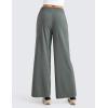 imageCRZ YOGA Lightweight Wide Leg Pants for Women 30quot High Waisted Casual Lounge Travel Work Sweatpants Loose Fit SummerGrey Sage