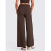 imageCRZ YOGA Lightweight Wide Leg Pants for Women 30quot High Waisted Casual Lounge Travel Work Sweatpants Loose Fit SummerHot Fudge Brown
