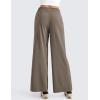 imageCRZ YOGA Lightweight Wide Leg Pants for Women 30quot High Waisted Casual Lounge Travel Work Sweatpants Loose Fit SummerNomad Grey