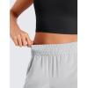 imageCRZ YOGA Lightweight Wide Leg Pants for Women 30quot High Waisted Casual Lounge Travel Work Sweatpants Loose Fit SummerPlatinum Grey