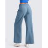 imageCRZ YOGA Lightweight Wide Leg Pants for Women 30quot High Waisted Casual Lounge Travel Work Sweatpants Loose Fit SummerUniverse Blue