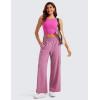 imageCRZ YOGA Lightweight Wide Leg Pants for Women 30quot High Waisted Casual Lounge Travel Work Sweatpants Loose Fit SummerVelvet Dust