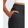 imageCRZ YOGA Soft Stretchy Wide Leg Sweatpants Women 30 High Waisted Casual Lounge Pajama Travel Pants with PocketsBlack