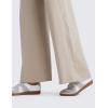imageCRZ YOGA Soft Stretchy Wide Leg Sweatpants Women 30 High Waisted Casual Lounge Pajama Travel Pants with PocketsMojave Tan