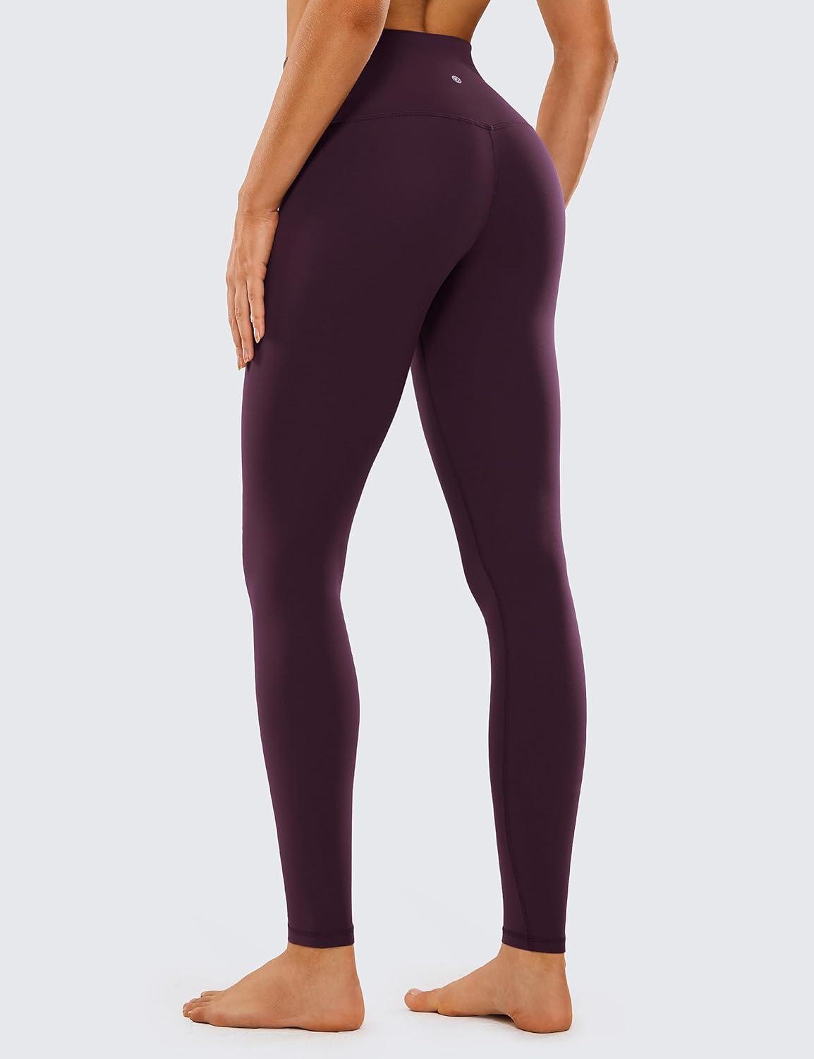 imageCRZ YOGA Butterluxe Extra Long Leggings for Tall Women 31 Inches  High Waisted Athletic Workout Soft Yoga PantsDeep Purple