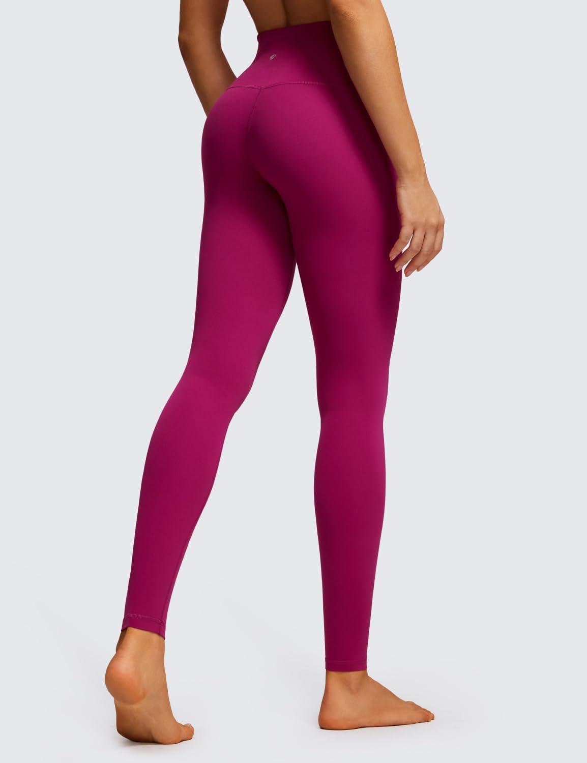 imageCRZ YOGA Butterluxe Extra Long Leggings for Tall Women 31 Inches  High Waisted Athletic Workout Soft Yoga PantsMagenta Purple