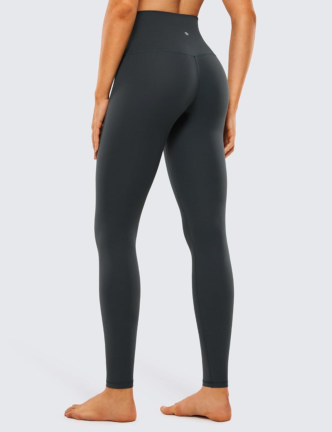 imageCRZ YOGA Butterluxe Extra Long Leggings for Tall Women 31 Inches  High Waisted Athletic Workout Soft Yoga PantsMelanite