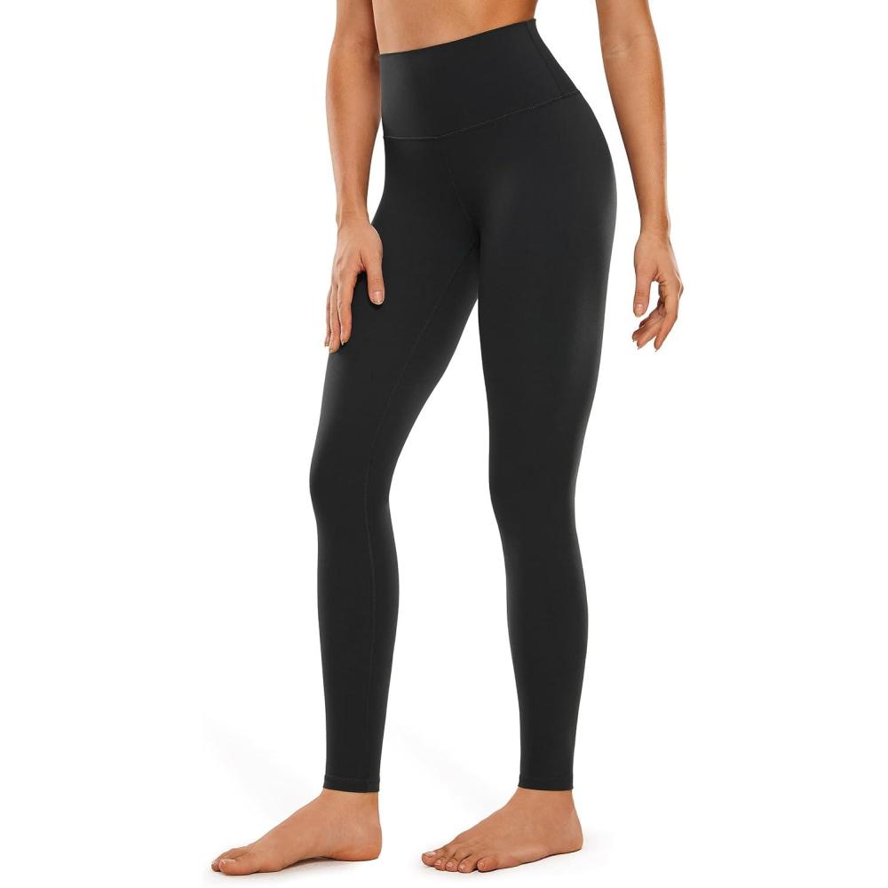 imageCRZ YOGA Butterluxe Extra Long Leggings for Tall Women 31 Inches  High Waisted Athletic Workout Soft Yoga PantsBlack