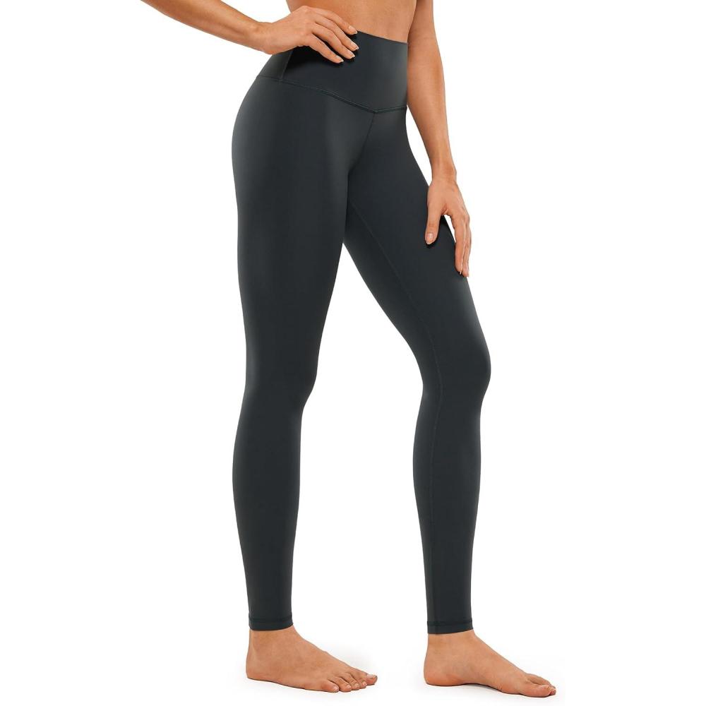 imageCRZ YOGA Butterluxe Extra Long Leggings for Tall Women 31 Inches  High Waisted Athletic Workout Soft Yoga PantsMelanite