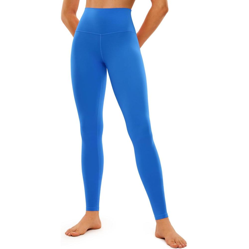 imageCRZ YOGA Butterluxe Extra Long Leggings for Tall Women 31 Inches  High Waisted Athletic Workout Soft Yoga PantsSparkle Blue
