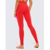 imageCRZ YOGA Butterluxe Extra Long Leggings for Tall Women 31 Inches  High Waisted Athletic Workout Soft Yoga PantsDeep Red