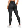 imageCRZ YOGA Butterluxe Extra Long Leggings for Tall Women 31 Inches  High Waisted Athletic Workout Soft Yoga PantsFaux Leather Black