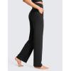 imageCRZ YOGA Womens Butterluxe High Waist Wide Leg Pants with Pockets 31quot  Buttery Soft Comfy Casual Yoga LoungeBlack