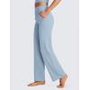 imageCRZ YOGA Womens Butterluxe High Waist Wide Leg Pants with Pockets 31quot  Buttery Soft Comfy Casual Yoga LoungeCambric Blue