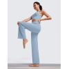 imageCRZ YOGA Womens Butterluxe High Waist Wide Leg Pants with Pockets 31quot  Buttery Soft Comfy Casual Yoga LoungeCambric Blue