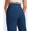 imageCRZ YOGA Womens Butterluxe High Waist Wide Leg Pants with Pockets 31quot  Buttery Soft Comfy Casual Yoga LoungeFrench Navy