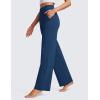imageCRZ YOGA Womens Butterluxe High Waist Wide Leg Pants with Pockets 31quot  Buttery Soft Comfy Casual Yoga LoungeFrench Navy