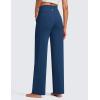 imageCRZ YOGA Womens Butterluxe High Waist Wide Leg Pants with Pockets 31quot  Buttery Soft Comfy Casual Yoga LoungeFrench Navy