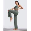 imageCRZ YOGA Womens Butterluxe High Waist Wide Leg Pants with Pockets 31quot  Buttery Soft Comfy Casual Yoga LoungeGrey Sage