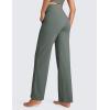 imageCRZ YOGA Womens Butterluxe High Waist Wide Leg Pants with Pockets 31quot  Buttery Soft Comfy Casual Yoga LoungeGrey Sage